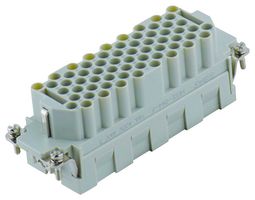 TE CONNECTIVITY T2050643201-007 Heavy Duty Connector, HEEE, Insert, 64+PE Contacts, Receptacle