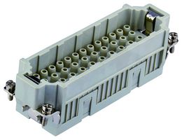 TE CONNECTIVITY T2050922101-007 Heavy Duty Connector, HEE, Insert, 46+PE Contacts, Plug, Crimp Pin - Contacts Not Supplied