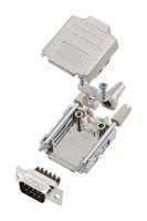 AMPHENOL COMMUNICATIONS SOLUTIONS L17DPPK25-M+L717DB25PST D Sub Connector, With Backshell, DB25, Standard, Plug, DPPK-M, 25 Contacts, DB, Screw