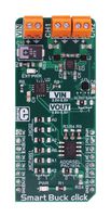 MIKROELEKTRONIKA MIKROE-3113 Add-On Board, Smart Buck Click Board, DC/DC Buck Regulator, 2-Channel, MikroBUS
