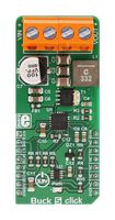MIKROELEKTRONIKA MIKROE-3100 Add-On Board, Buck 5 Click Board, DC/DC Buck Regulator, Variable, 5A, MikroBUS
