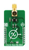 MIKROELEKTRONIKA MIKROE-3076 Add-On Board, Clock Gen 2 Click Board, Clock Signal Generator, 260kHz To 66.6MHz, MikroBUS