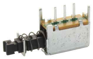 C&K COMPONENTS PN12SHSA03QE Pushbutton Switch, PN Series, SPDT, On-On, Plunger, White