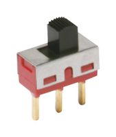 C&K COMPONENTS 1101M2S2CQE2 Slide Switch, Miniature, SPDT, On-None-On, Through Hole, 1000 Series, 6 A, 120 V