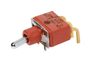 C&K COMPONENTS E101SD1CBE Toggle Switch, Miniature, On-None-On, SPDT, Non Illuminated, E Series, Through Hole