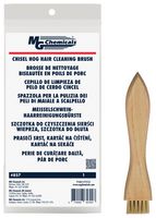 MG CHEMICALS 857 Cleaning Brush, Chisel, Hog Hair, 1.06 " W, Flat, Short Plywood Handle, 4.9 " L