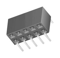 SAMTEC BCS-105-L-D-HE PCB Receptacle, Board-to-Board, 2.54 mm, 2 Rows, 10 Contacts, Through Hole Mount, Tiger Claw BCS
