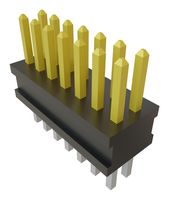 SAMTEC FTSH-107-01-L-D Pin Header, Board-to-Board, Wire-to-Board, 1.27 mm, 2 Rows, 14 Contacts, Through Hole, FTSH