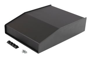 HAMMOND 1456FH2BKBK.. Metal Enclosure, Instrument, Aluminium, 56.03 mm, 169.72 mm, 222.66 mm, IP31