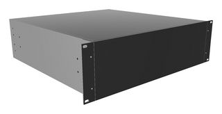 HAMMOND RM3U1918SBK.. 19" Cabinet, Rack Mount, 132.59 mm, 132.59 mm, 421.65 mm, 457.2 mm, Extruded Aluminium