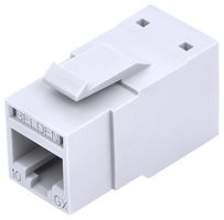 BELDEN RVAMJKUEW-S1 Modular Connector, RJ45 / RJ11 Jack, 1 x 1 (Port), Cat6a, Panel Mount