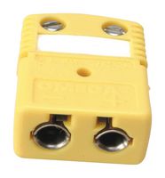 OMEGA OSTW-CC-KI-F Thermocouple Connector, Standard, Green, 2 Pins, Socket, Type K, -29 to 180 °C, IEC, OSTW-CC Series