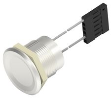 TE CONNECTIVITY - ALCOSWITCH AVP19MAIOC000T5A04 Vandal Resistant Switch, AVP Series, 19 mm, SPST-NO, Momentary, Round, Natural