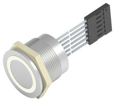 TE CONNECTIVITY - ALCOSWITCH AVP22MAIOFE0DT5A04 Vandal Resistant Switch, AVP Series, 22 mm, SPST-NO, Momentary, Round Flat Flush, Natural