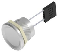 TE CONNECTIVITY - ALCOSWITCH AVP22MAIOC000T5A04 Vandal Resistant Switch, AVP Series, 22 mm, SPST-NO, Momentary, Round, Natural