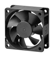 MULTICOMP MC002705 DC Axial Fan, 12 V, Square, 60 mm, 25 mm, Vapo Bearing, 27 CFM