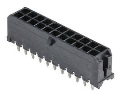 MOLEX 43045-2214 Pin Header, Wire-to-Board, 3 mm, 2 Rows, 22 Contacts, Through Hole Straight