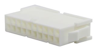 MOLEX 39-01-2206 Connector Housing, Mounting Ears, Mini-Fit Jr. 5559 Series, Plug, 20 Ways, 4.2 mm