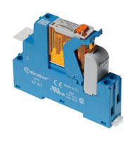 FINDER 4C0181100060SPA Power Relay, SPDT, 110 VAC, 16 A, 4C Series, DIN Rail