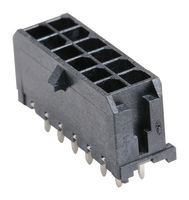 MOLEX 43045-1229 Pin Header, Power, 3 mm, 2 Rows, 12 Contacts, Through Hole Straight, Micro-Fit 3.0 43045