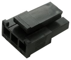 MOLEX 43645-0300 Connector Housing, Black, Micro-Fit 3.0 43645 Series, Receptacle, 3 Ways, 3 mm