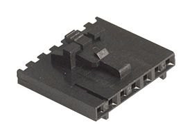 MOLEX 50-57-9407 Connector Housing, Black, CyClone, SL 70066 Series, Receptacle, 7 Ways, 2.54 mm