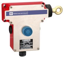 TELEMECANIQUE SENSORS XY2CE1A250EX Grabwire Switch, 70 m, SPST-NC, SPST-NO, 240 V, 3 A, 250 V, 270 mA