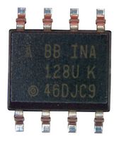 TEXAS INSTRUMENTS INA128UA Instrument Amplifier, 50 µV, 200 kHz, SOIC
