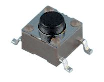 ALCOSWITCH - TE CONNECTIVITY FSM2JSMAATR Tactile Switch, FSMJSM Series, Top Actuated, Surface Mount, Round Button, 260 gf, 50mA at 24VDC