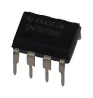TEXAS INSTRUMENTS SN75176BP RS422/RS485 Transceiver, 10Mbps, Half Duplex, 4.75V to 5.25V Supply, PDIP-8