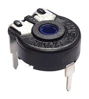 AMPHENOL PIHER SENSORS AND CONTROLS PT10MV11-104A2020-PM-S Trimmer, Single Turn, Carbon, Top Adjust, 100 kohm, Through Hole, 1 Turns