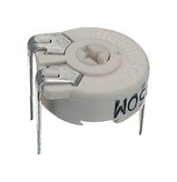 AMPHENOL PIHER SENSORS AND CONTROLS PTC10LV10-202A2020- Trimmer, Single Turn, Cermet, Top Adjust, 2 kohm, Through Hole, 1 Turns