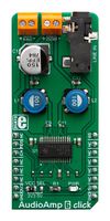 MIKROELEKTRONIKA MIKROE-3448 Add-On Board, Audio Amp 6 Click Board, TPA3138D2 Class-D Audio Amplifier, MikroBUS Connector