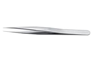 IDEAL-TEK 1.S.0 Tweezer, Precision, Straight, Pointed, Stainless Steel Tip, 120 mm Length