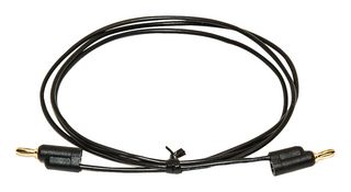 MUELLER ELECTRIC BU-P1081-36-0. Banana Test Lead, 3mm Stackable Banana Plug, 3mm Stackable Banana Plug, 36 ", 914 mm, Black, 5 A