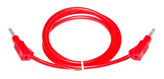 MUELLER ELECTRIC BU-2323-10-36-2. Banana Test Lead, 4mm Stackable Banana Plug, 4mm Stackable Banana Plug, 36 ", 914 mm, Red, 45 A