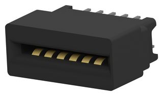 TE CONNECTIVITY 7-5530843-5 Card Edge Connector, Dual Side, 1.8 mm, 12 Contacts, Through Hole Mount, Straight