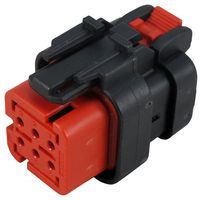 TE CONNECTIVITY 776433-1 Connector Housing, AMPSEAL, Receptacle, 6 Ways, AMP AMPSEAL Series Socket Contacts