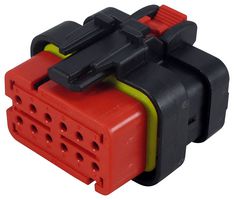 AMP - TE CONNECTIVITY 776437-1 Connector Housing, AMPSEAL, Plug, 12 Ways, 4.5 mm, AMP AMPSEAL Series Socket Contacts