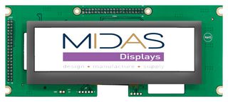 MIDAS DISPLAYS MDT0520COH-HDMI TFT LCD, 5.2 ", 480 x 128 Pixels, Landscape, RGB, 5V