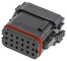TE CONNECTIVITY - DEUTSCH DT16-18SA-K004 Automotive Connector Housing, DT Series, Plug, 18 Ways, AMP DT Series Size 16 Contacts