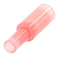 MOLEX 19038-0006 Bullet Terminal, InsulKrimp 19038 Series, 22AWG to 18AWG, 1.3 mm², Female Bullet, Red