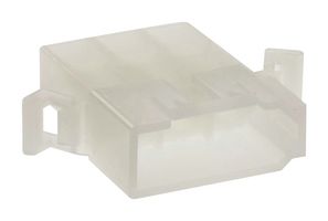 MOLEX 19-09-2031 Connector Housing, Natural, Standard .093" 1991 Series, Plug, 3 Ways, 6.3 mm
