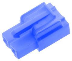 MOLEX 35151-0214 Connector Housing, Blue, VersaBlade 35151 Series, Plug, 2 Ways, 6.2 mm