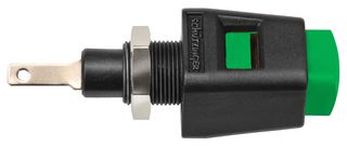 SCHUTZINGER ESD 6554 / GN Test Accessory, Quick-Release Terminal-Green, Test Equipment's