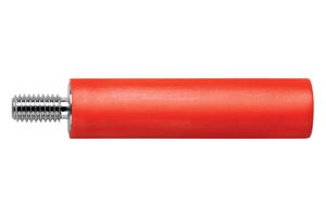 SCHUTZINGER BU 2240 S NI / RT Banana Test Connector, Jack, Panel Mount, 32 A, 1 kV, Nickel Plated Contacts, Red