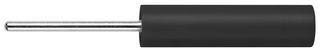 SCHUTZINGER LB 4-1.5 S NI / 20 / SW Banana Test Connector, Jack, Cable Mount, 20 A, 1 kV, Nickel Plated Contacts, Black