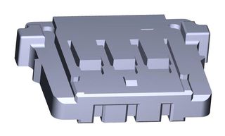 MOLEX 504051-0301 Connector Housing, Black, Pico-Lock 504051 Series, Receptacle, 3 Ways, 1.5 mm