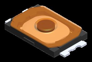 MULTICOMP PRO MP000701 Tactile Switch, Top Actuated, Surface Mount, Round Button, 180 gf, 50mA at 12VDC
