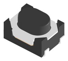 MULTICOMP PRO MP000722 Tactile Switch, Top Actuated, Surface Mount, Oval Button, 160 gf, 50mA at 16VDC